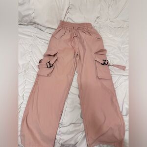pink cargo pants